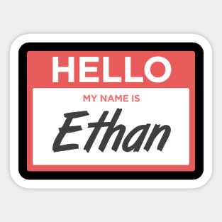 Ethan | Funny Name Tag Sticker